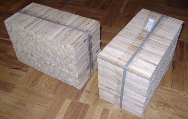 HKL 10x8x160 дуб, индустриальный паркет, упаковка 1,024 м2